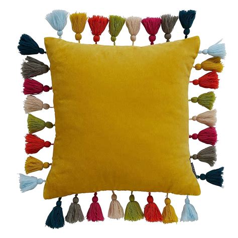 luxury cushions with tassels